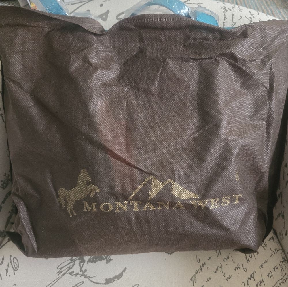 Montana West Large Tote Shoulder Bag beautiful design w/ dust bag NWT - Picture 9 of 16